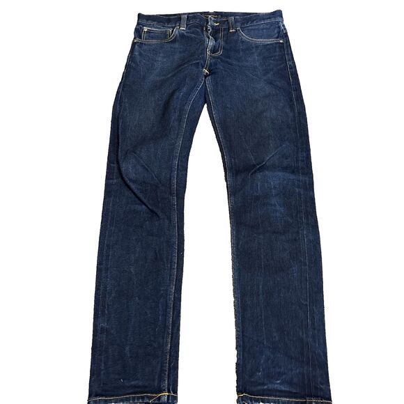 Nudie Jeans Lean Dean Vintage Mens Denim Pants Jeans Size 32x31.5 - Picture 1 of 13